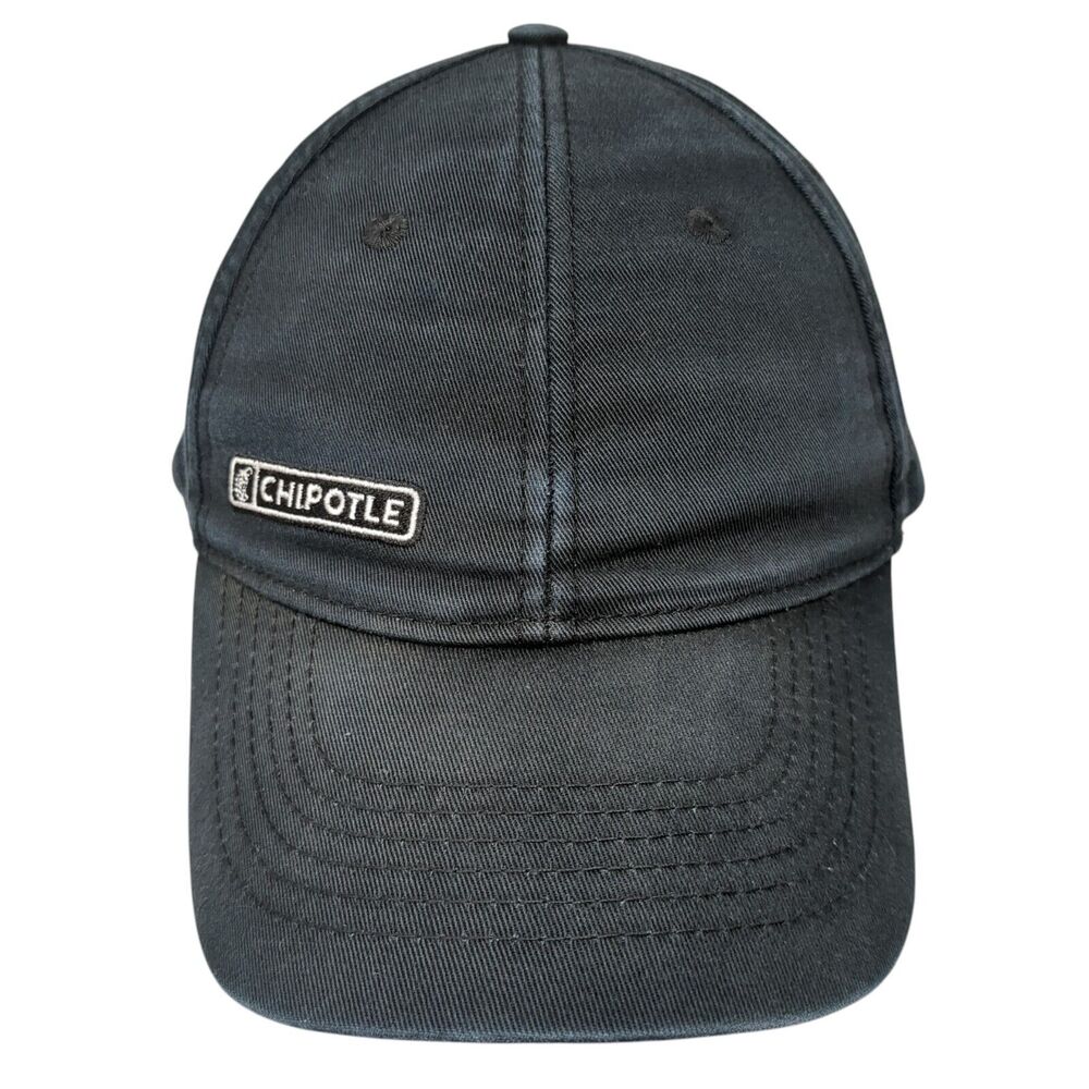 Chipotle Strapback Baseball Cap Blue One Size Adjustable Embroidered Loomstate